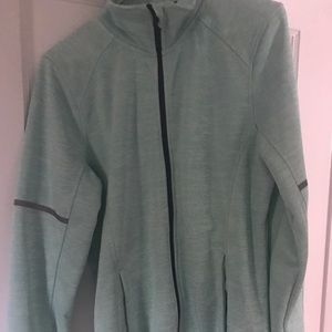 Mint green zip up